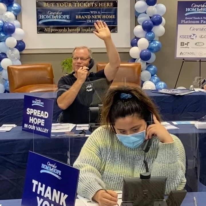 Darren working a nonprofit event.